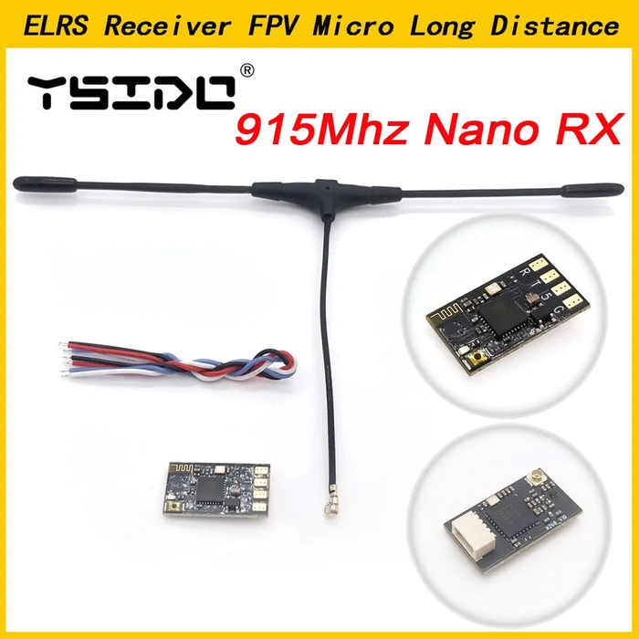 Радіоприймач ELRS 915Mhz mini YSIDO  RX SX1276 EXPRESSLRS Nano Long-distance Receiver