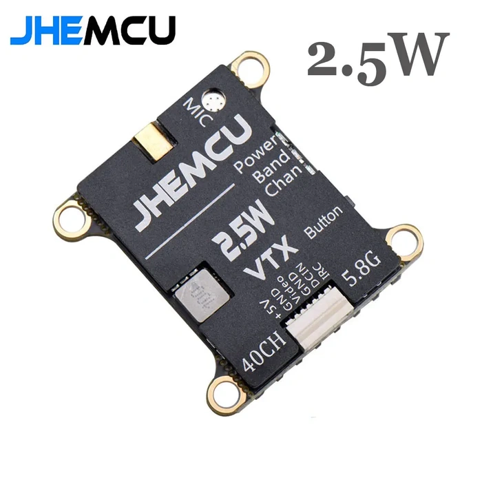 JHEMCU 2.5W VTX 5.8G 40CH Adjustable FPV Transmitter