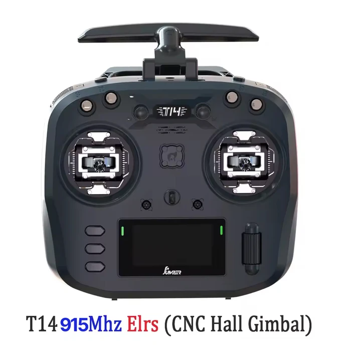 Jumper T14 V2 ELRS 915MHz 1W — Пульт з OLED-екраном та CNC Hall-джойстиками