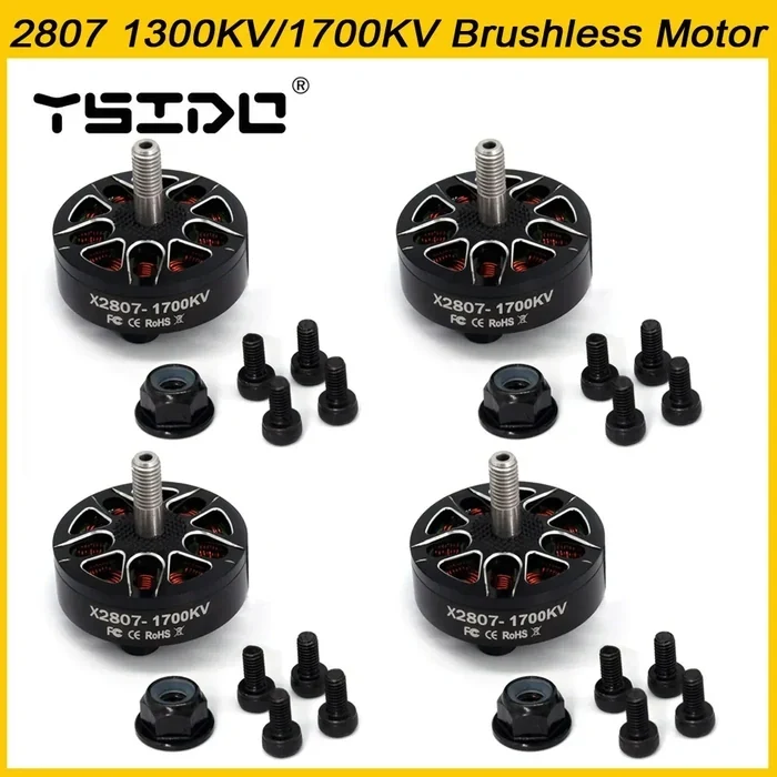Двигун безколекторний YSIDO 2807 1300KV Brushless Motor