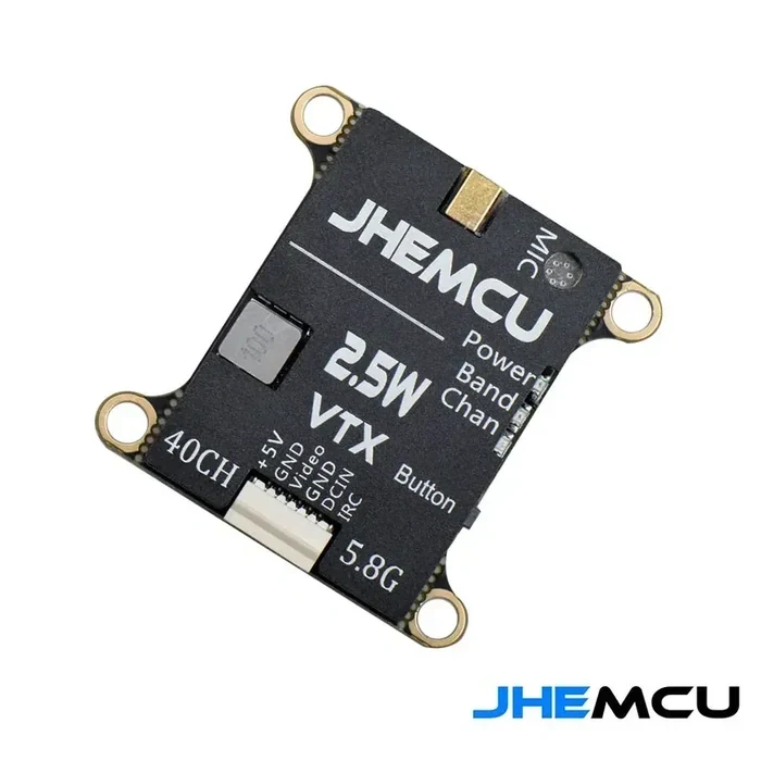 JHEMCU 2.5W VTX 5.8G 40CH Adjustable FPV Transmitter