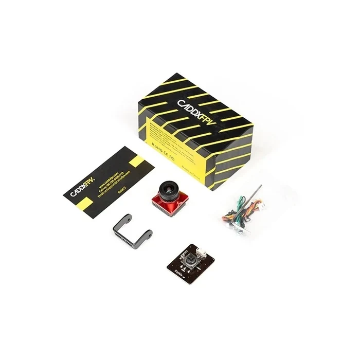 Caddx Ratel 2 V2 FPV Camera Ratel2 2.1mm Lens 16:9/4:3 NTSC/PAL Switchable 19*19mm Чорна