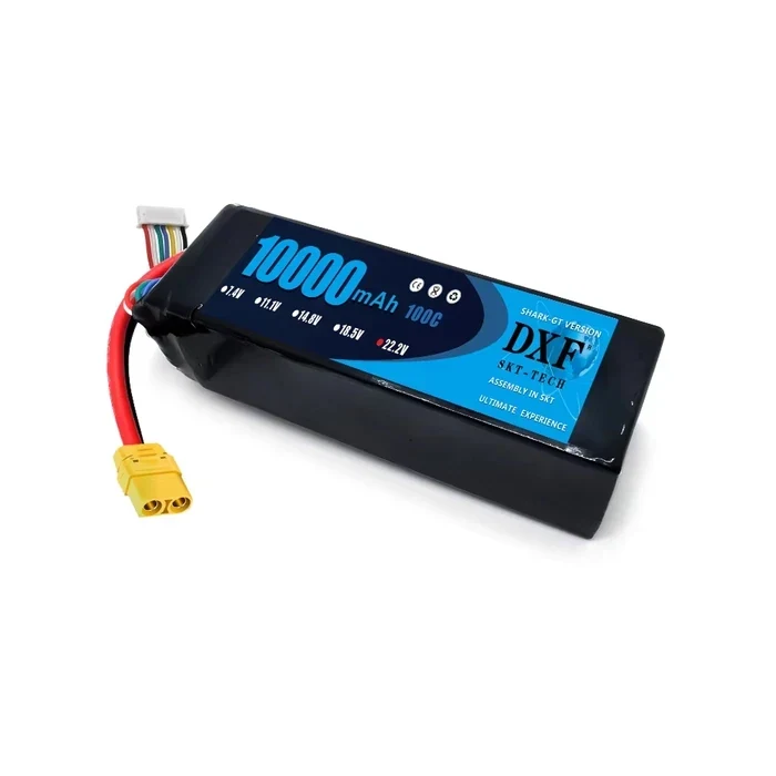 Аккумулятор DXF 6S 22.2v 10000mah 100c LiPo Battery XT90