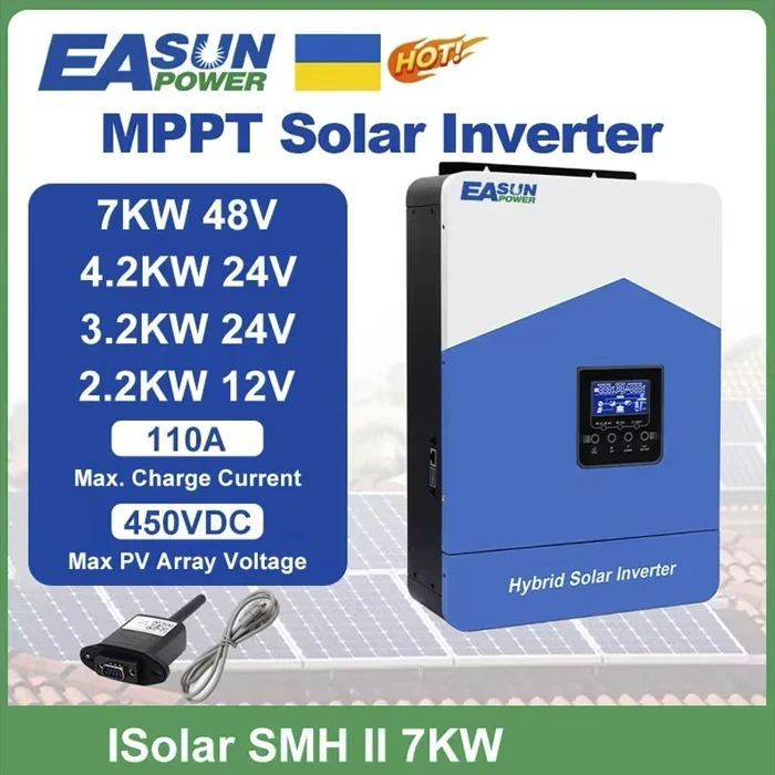 Інвертор гібридний Easun Power 6.2KW 48V