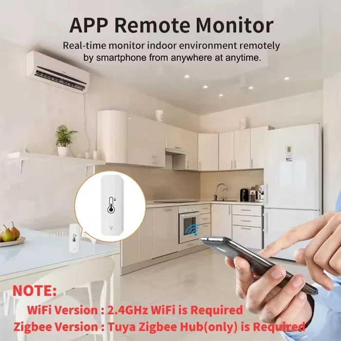 Tuya Smart Temperature Humidity Sensor Mini Wifi