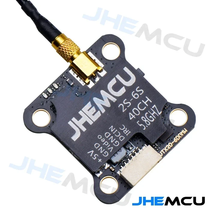 JHEMCU 20-600 — FPV відеопередавач 5.8GHz 600mW (40CH, 20x20мм)