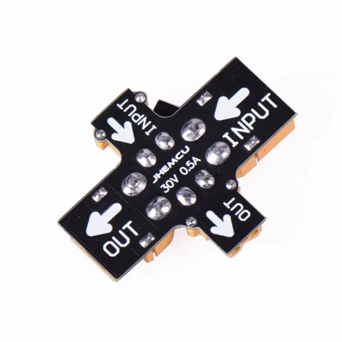 JHEMCU Smoke Stopper 1–6S (XT30/XT60) — Захист від КЗ і диму для FPV-дронів
