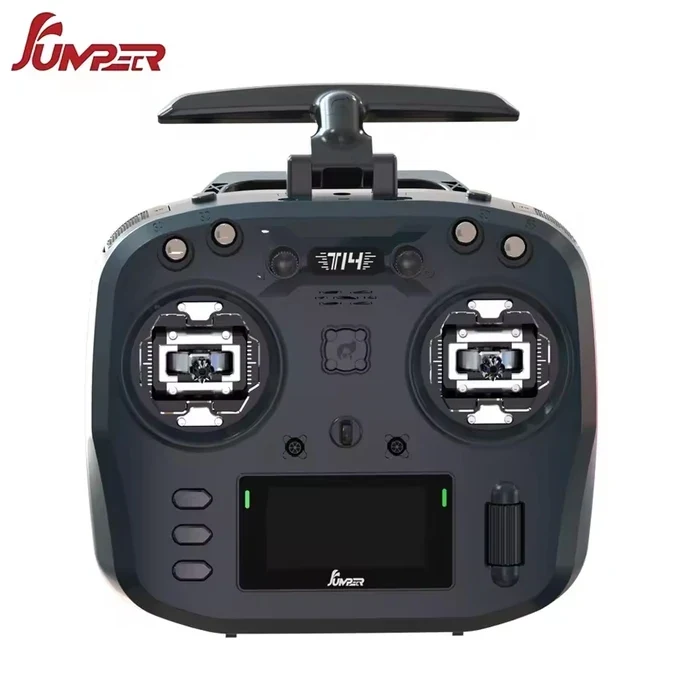 Jumper T14 V2 ELRS 915MHz 1W — Пульт з OLED-екраном та CNC Hall-джойстиками