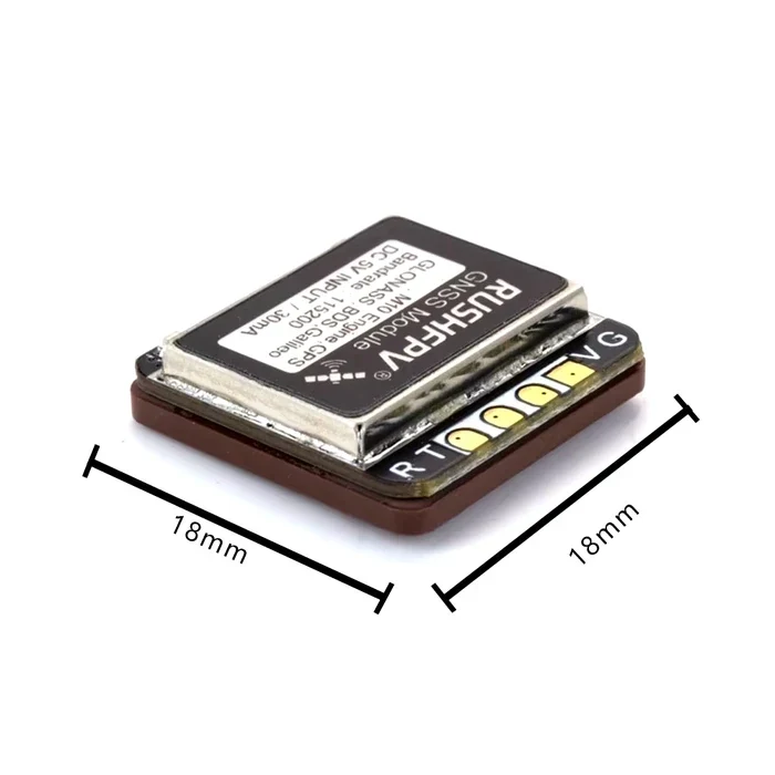 GPS модуль RUSHFPV GNSS MINI M10 UBX NMEA Dual Protocol GPS Module