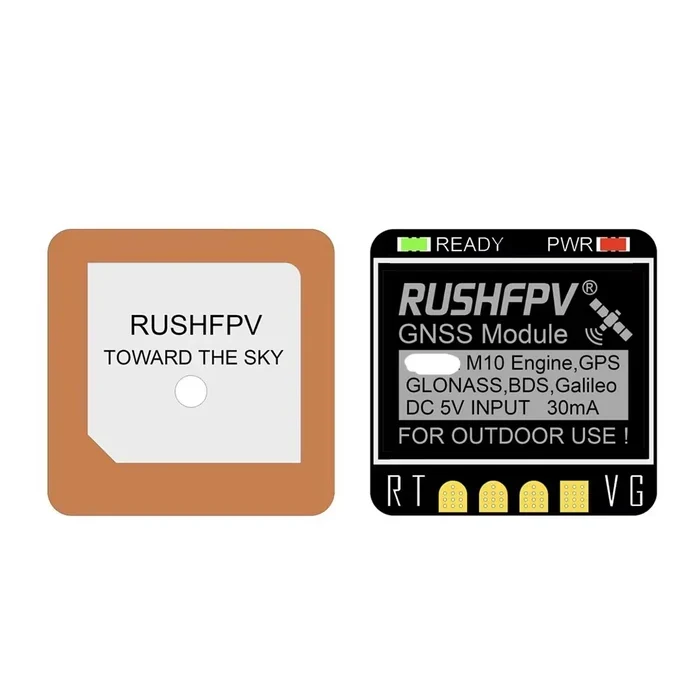 GPS модуль RUSHFPV GNSS MINI M10 UBX NMEA Dual Protocol GPS Module