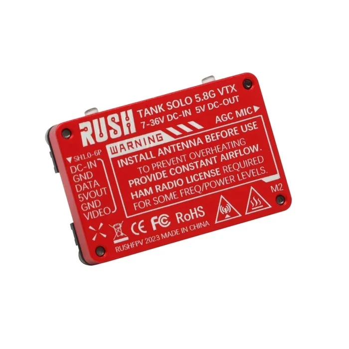 RUSH Solo Tank 5.8G VTX Video Transmitter CNC shell 1.6W