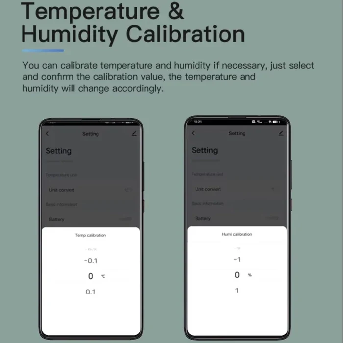 Tuya Smart Temperature Humidity Sensor Mini Bluetooth