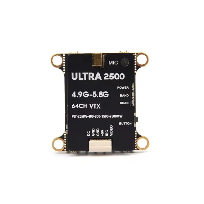 FPV 4.9G-5.8G 2.5W 64CH Transmitter VTX Ultra