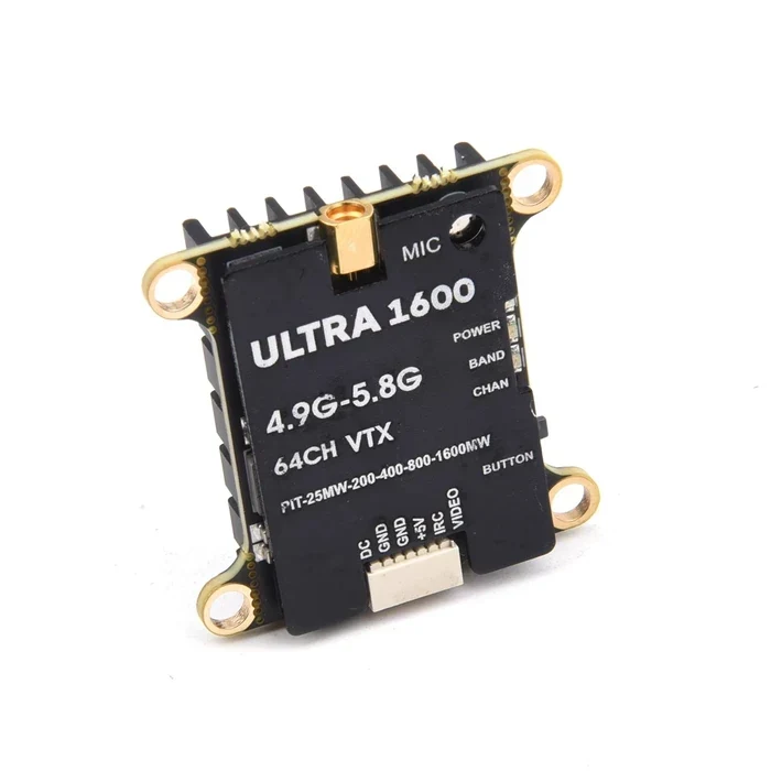 FPV 4.9G-5.8G 1.6W 64CH Transmitter VTX Ultra